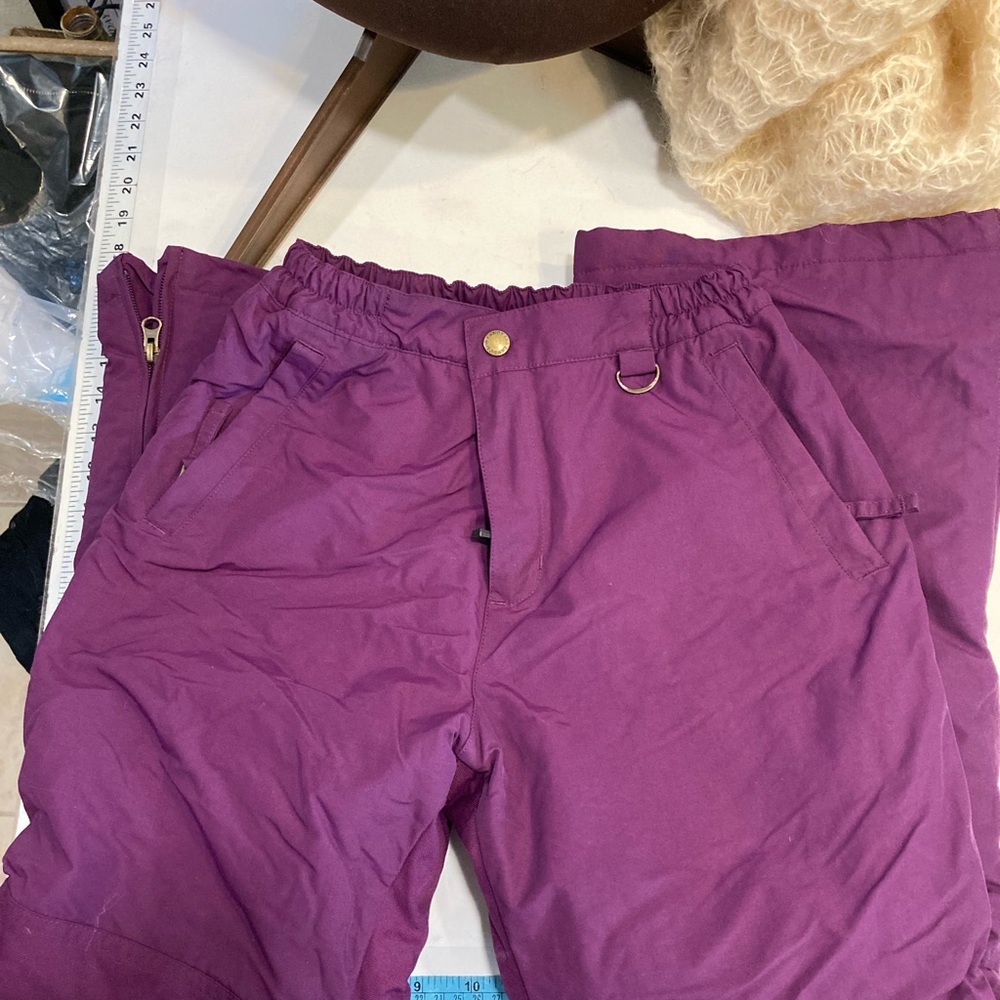 Land’s End Kids Grow-A-Longs Ski Pants The Pants Grow Along With Child Purple